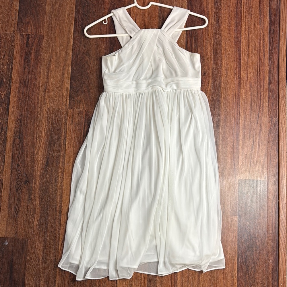 Elegant White Kids Dress